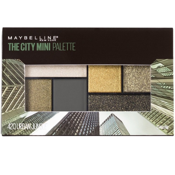 NWT Green Makeup Kit-Maybelline “Urban Jungle” Palette & Urban Decay Glitter - Picture 2 of 12